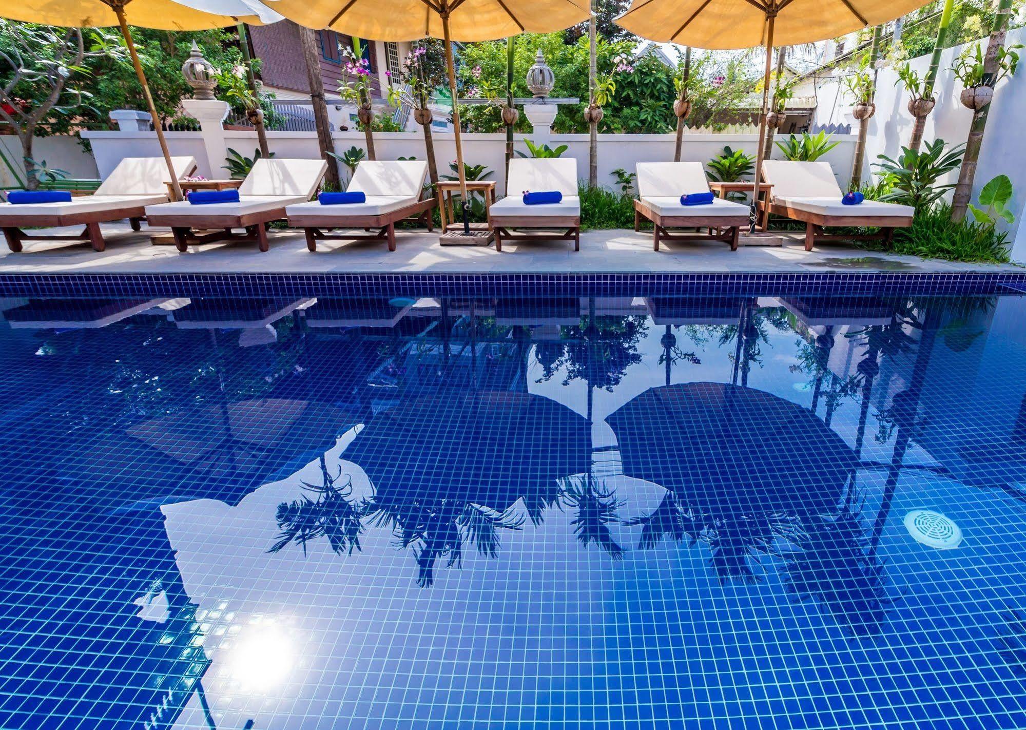 The Unique Angkor Villa Sziemreap Kültér fotó